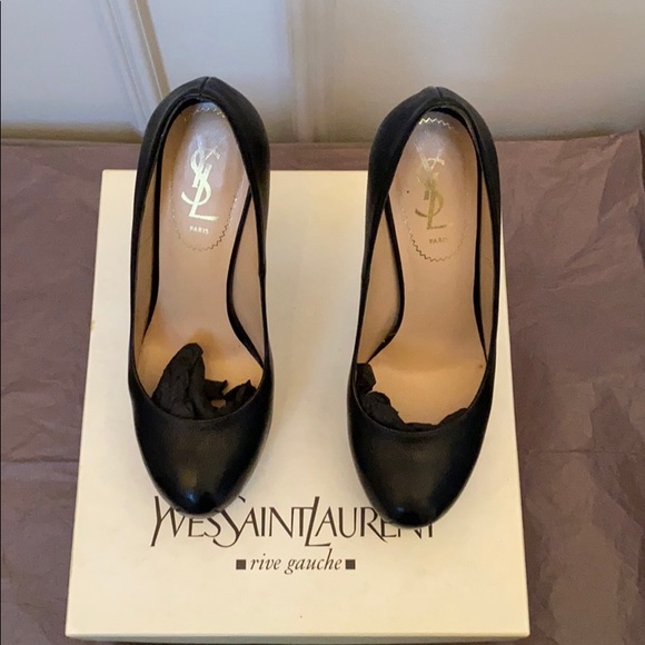 YSL Tribtoo black leather pump - Picture 7 of 9